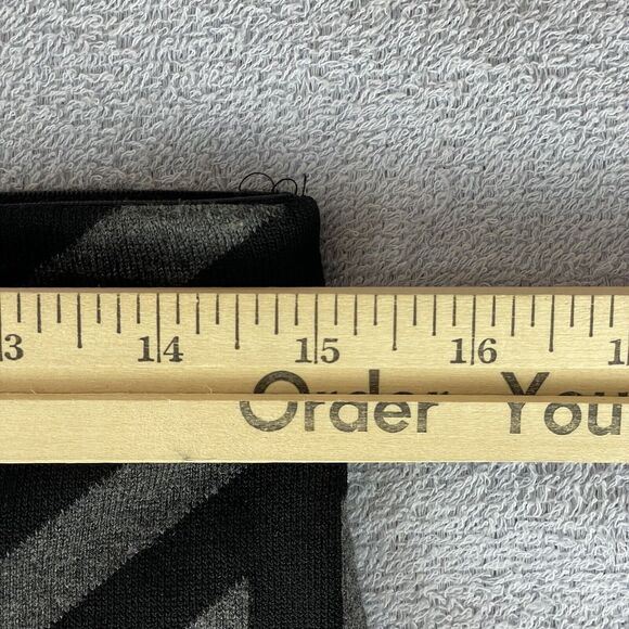 Catherine Malandrino Modern Stripe Jacq Midi Skirt Women's M Heather Grey/Black - Picture 9 of 11